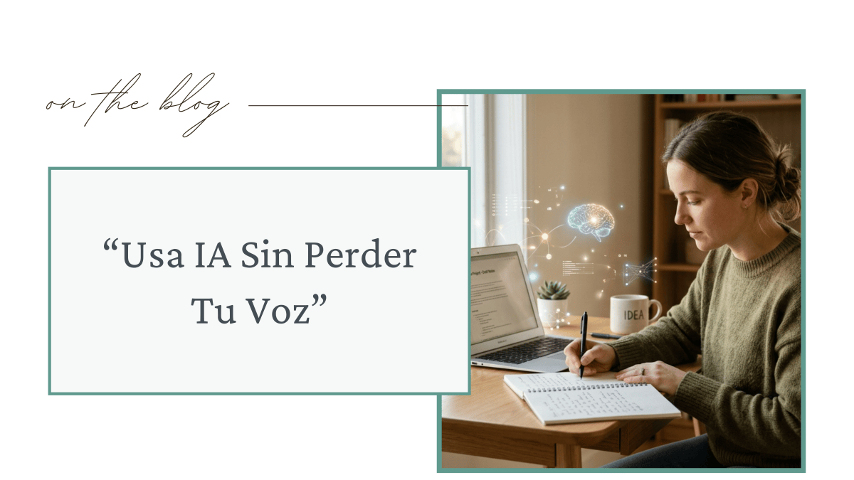 Usa IA Sin Perder Tu&nbsp;Voz